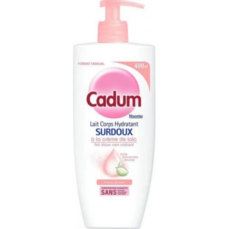 Cadum Lait Corps Hydratant à la crème de talc SURDOUX 400ml