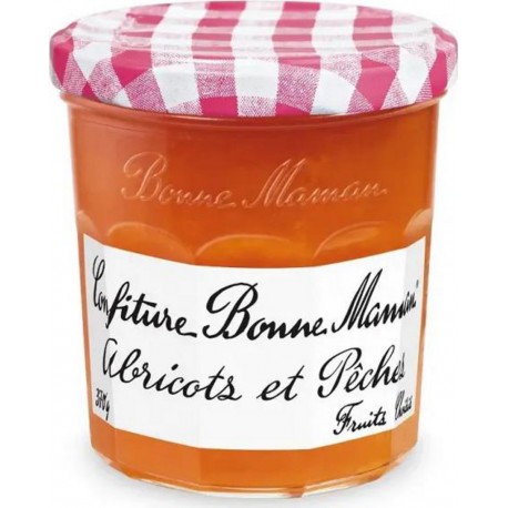 Bonne Maman Confiture Abricots et pêche 370g