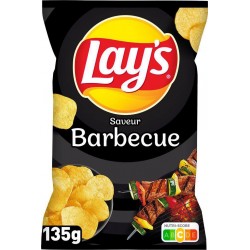 Lay's Chips Barbecue 135g (lot de 3)