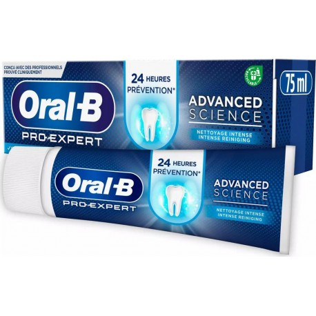Oral-B PRO-EXPERT DENTIFRICE nettoyage intense 75ml (lot de 3) tube 75ml
