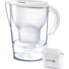Brita Carafe filtrante MARELLA Blanc 2,4L + 1 cartouche MAXTRA+