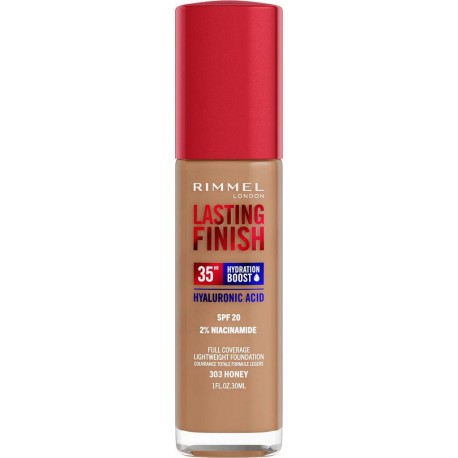 RIMMEL NUP FDT LF 303 Honey SPF20 Lasting Finish 30ml
