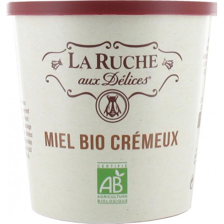 LA RUCHE MIEL BIO FLEURS CREMEUX 750g