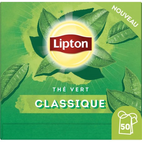 LIPTON THE VERT CLASSIQUE x50 65g