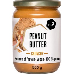nu3 PEANUT BUTTER CRUNCHY BEURRE DE CACAHUETES CROQUANT 500g
