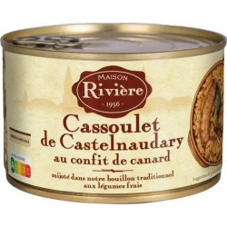Maison riviere cassoulet de castelnaudary au confit de canard 420g