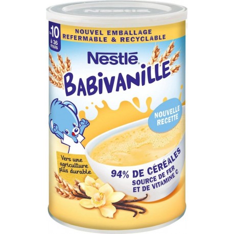 Nestlé NESTLE BABIVANILLE VANILLE 400G