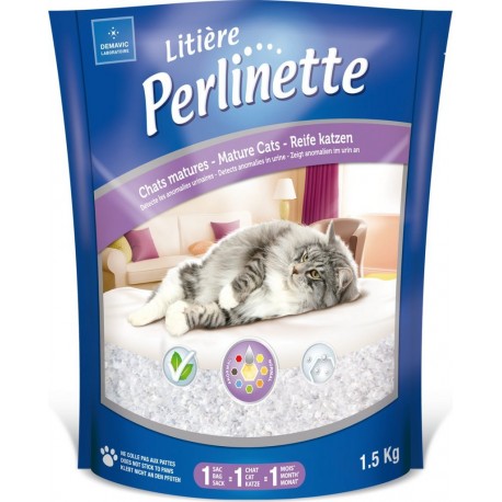 Perlinette Litière Chat Mature 1,5Kg