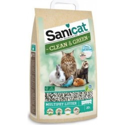 NC Sanicat Litiere Cellulose Compostable Et Recyclable Pour Chat