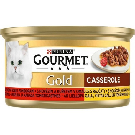 Purina Aliments Pour Chat Gourmet Gold Poulet Veau 85g
