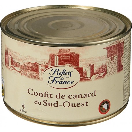 REFLETS DE FRANCE Confit de canard net égoutté 750g
