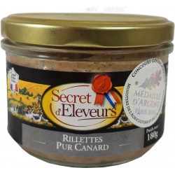 SECRET D'ÉLEVEURS Rillettes de Canard 180g