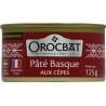 OROCBAT Pâté Basque aux cèpes 125g