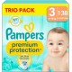 PAMPERS Couches Bébé Premium Protection 6 10Kg Taille 3 pack de 138 couches