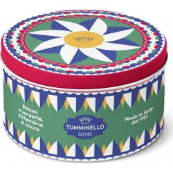 BISCOTTI TUMMINELLO Scilla Avec Biscuits Assortis Ricci Aux Amandes, Ricci À La Pistache Et Praline Aux Noix De Coco 120g