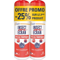 INSECT ECRAN Anti-Moustiques Spécial Tropiques les 2x75ml 150ml