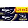SIGNAL Dentifrice Extra Brillance White Now Gold les 2 tubes de 75ml