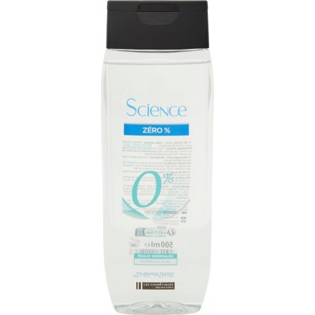 SCIENCE Gel Douche 0% Peau Normales 500ml