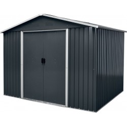 WERKAPRO Abri Jardin En Métal 6,6m2 2,38 X 2,79 X H1,99m