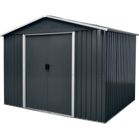 WERKAPRO Abri Jardin En Métal 6,6m2 2,38 X 2,79 X H1,99m