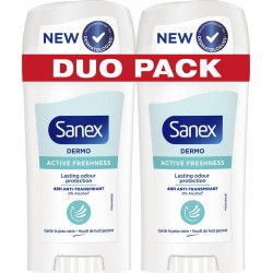 SANEX Déodorant Dermo Active Freshness Anti-Transpirant 48H 2x65ml 130ml