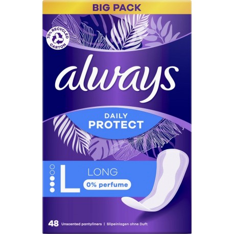 ALWAYS Protèges Lingerie Long x48 serviettes