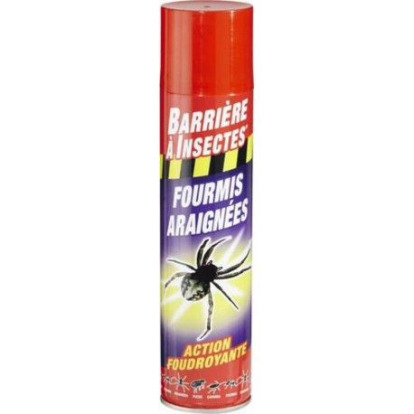 Barrière à Insectes INSECTICIDE Fourmis Araignées action foudroyante 400ml