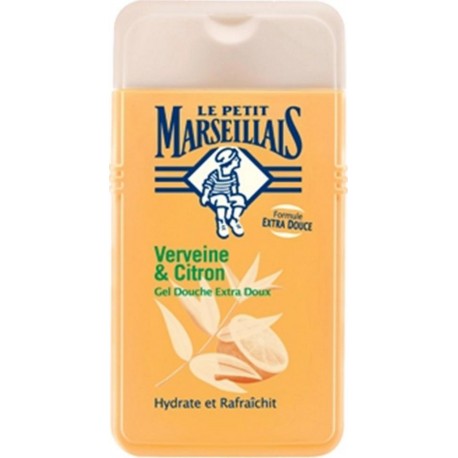 Le Petit Marseillais Gel Douche Verveine & Citron 250ml (lot de 4)