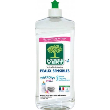 L'Arbre Vert L’Arbre Vert Vaisselle & Mains Hypoallergénique Biberons 750ml (lot de 6)