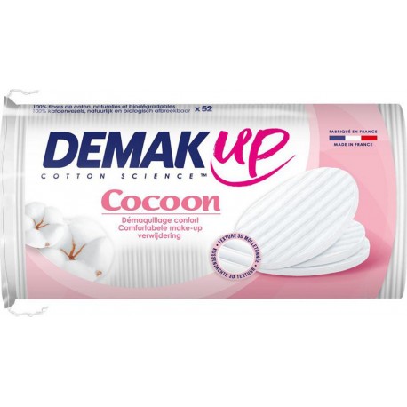 Demak Up Cocoon Démaquillage Confort x52 Cotons (lot de 6)