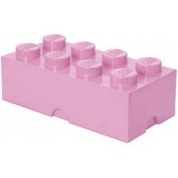 LEGO Storage Brick Boîte de Rangement violet rose clair pastel x8