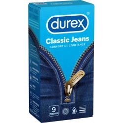 Durex Préservatifs Classic Jeans boîte 9