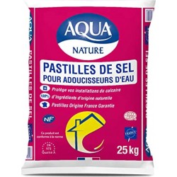 AQUA PASTILLES pour ADOUCISSEUR 25Kg