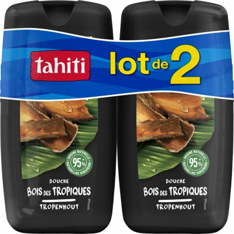 Tahiti Gel douche Bois des Tropiques 2x250ml 500ml