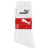 Puma Mi Chaussettes Blanches Sport Logo Noir Taille 43 à 46 (lot de 6 paires)