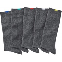 Dim EcoDim Mi Chaussettes Gris Taille 43 à 46 (lot de 5 paires)