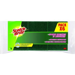 Scotch-Brite Eponge Grattante Et Résistante Pack Par 6 (lot de 6 soit 36 éponges)