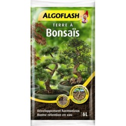 Algoflash Terreau Terre à Bonsaïs Formule Spécifique 6L (lot de 2 soit 12L)