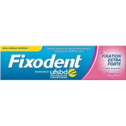 Fixodent Fixation Extra Forte Pour Toute La Journée Original 47g (lot de 3)