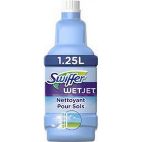 Swiffer Solution nettoyante pour balai spray Wetjet La bouteille de 1,25L