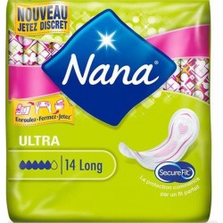 Nana Serviettes Hygiéniques Ultra Long x14 (lot de 4)