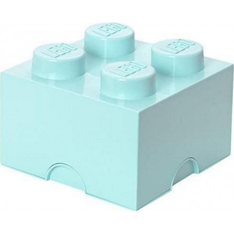 LEGO Storage Brick Boîte de Rangement bleu clair pastel x4 40031736
