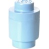 LEGO Storage Brick Boîte de Rangement x1 rond bleu clair