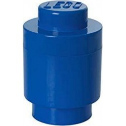 LEGO Storage Brick Boîte de Rangement x1 rond bleu foncé