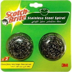 Scotch-Brite 3M Metallic Spiral Ball Spécial Inox x2