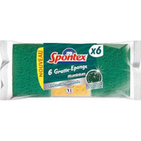 SPONTEX GRATTE EP.ALUMINIUM X6