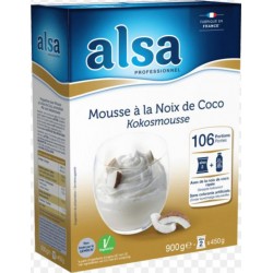 Alsa Mousse Noix de Coco 2x450g soit 900g