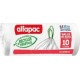 ALFAPAC Sacs poubelles salle de bains 10L liens coulissants 20 sacs
