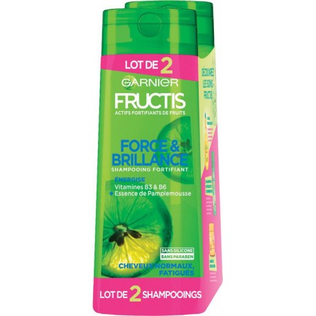 Garnier FRUCTIS CHEVEUX NORMAUX 250ml (lot de 2) flacon 250ml