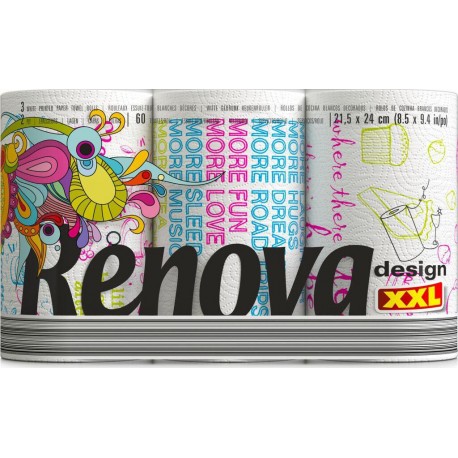 RENOVA ESSUIE-TOUT Design XXL x3